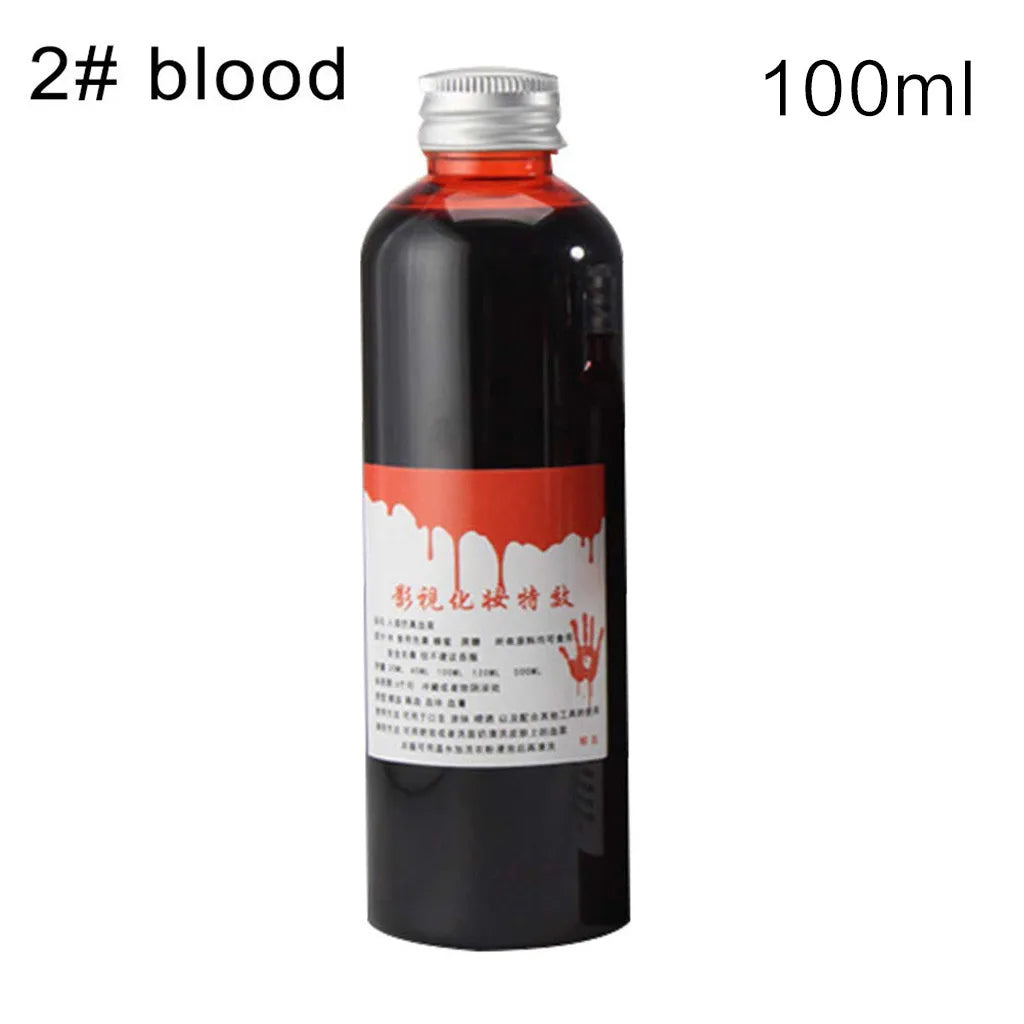 Halloween Emulation Fake Props Fake Blood Prank Props Gel Tube Horror Fancy Dress Costume Halloween Party Tool 30ml Party Tool