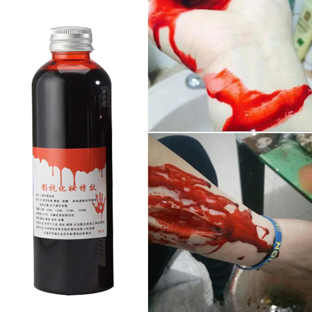Halloween Emulation Fake Props Fake Blood Prank Props Gel Tube Horror Fancy Dress Costume Halloween Party Tool 30ml Party Tool