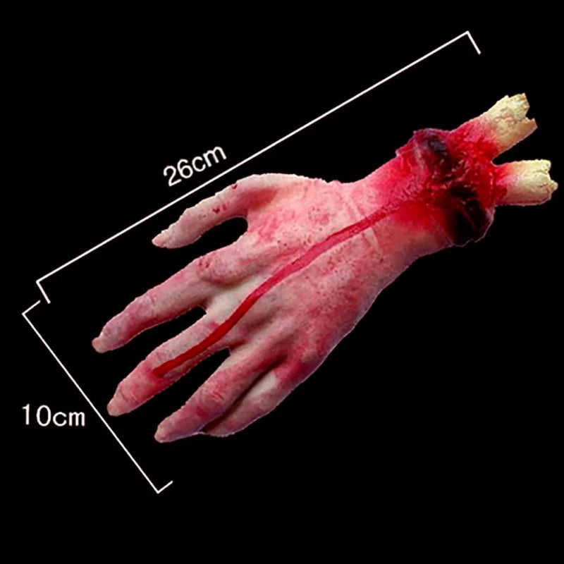 Halloween Decor Horror Props Bloody Broken Finger Eyeball Ear Tricky Toy Fake Body Organs for Haunted House Party Supplies