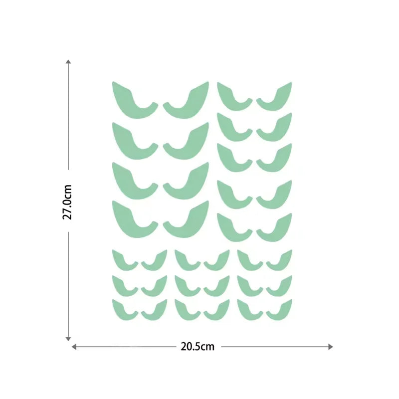 Halloween Night Light Wall Stickers Peeping Night Light Eyes Stickers Ghost Decoration Stickers Fluorescent Horror Wall Stickers