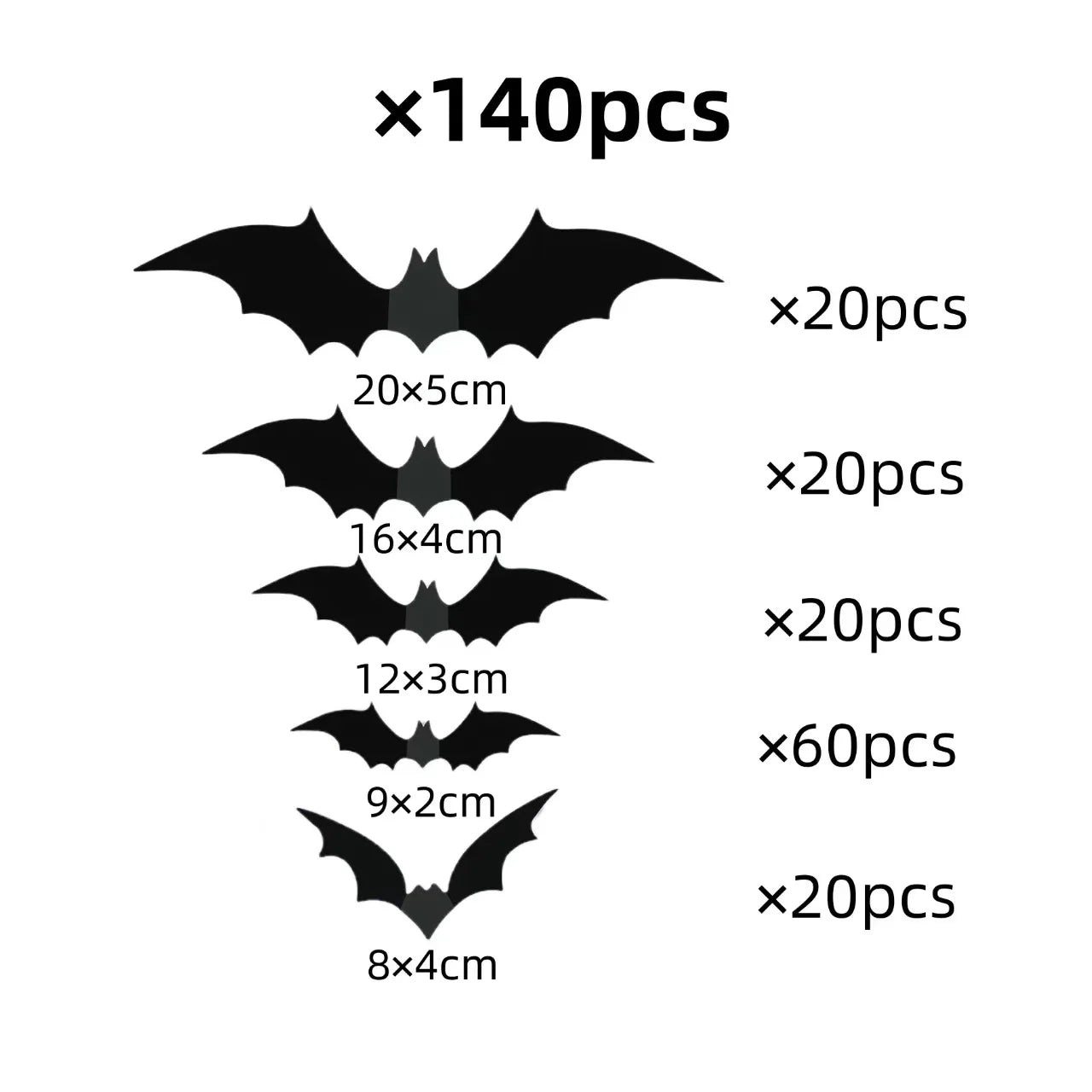 Halloween Bats Decorations,3D Pvc Bat on The Wall,Black Bats Wall Stickers,Halloween Scary Props Party Supplies DIY Decoration